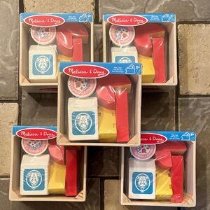 New lot/5 Melissa & Doug Wooden Toy food sets